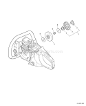 Part Location Diagram of A556000401 Echo Clutch Drum