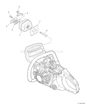 Part Location Diagram of A313000811 Echo Guide- Exhaust