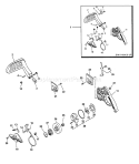 Part Location Diagram of 43320138930 Echo Lever Kit- Brake