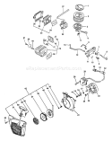 Page F Diagram and Parts List for CS-4400 Type 1 -After S/N 001001 Echo Chainsaw