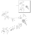 Page B Diagram and Parts List for CS-4400 Type 1E -001001 - 101000 Echo Chainsaw