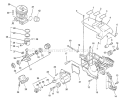 Page C Diagram and Parts List for CS-4400 Type 1E -001001 - 101000 Echo Chainsaw
