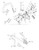 Page D Diagram and Parts List for CS-4400 Type 1E -001001 - 101000 Echo Chainsaw