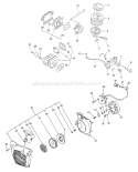 Page F Diagram and Parts List for CS-4400 Type 1E -001001 - 101000 Echo Chainsaw