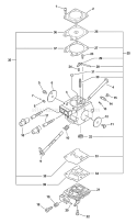 Page A Diagram and Parts List for CS-4400 Type 1E -After S/N 101001 Echo Chainsaw