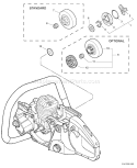 Part Location Diagram of P021007062 Echo Clutch Assembly