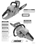 Part Location Diagram of X524001170 Echo Label- Bar and Chain