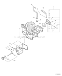 Part Location Diagram of C022000090 Echo Auto-oiler Assembly