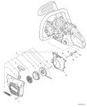 Part Location Diagram of 17721819830 Echo Pawl- Starter