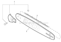 Page K Diagram and Parts List for CS-450 C05713001001-C05713999999 Echo Chainsaw