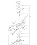 Part Location Diagram of A021001471 Echo Carburetor -- Wt-901a