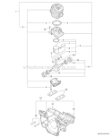Page E Diagram and Parts List for CS-450 C05713001001-C05713999999 Echo Chainsaw