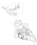 Part Location Diagram of V104000860 Echo Gasket, Exhust