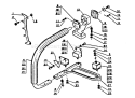 Part Location Diagram of 35160703430 Echo Cushion Rubber (L-L)