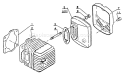 Part Location Diagram of 14560503432 Echo Muffler