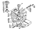 Part Location Diagram of 13160003431 Echo Fuel Tank Cap Assembly