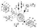 Part Location Diagram of 12312410130 Echo Pump Cover