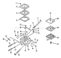 Page A Diagram and Parts List for CS-4600 001001 - 027191 Echo Chainsaw