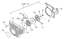 Page J Diagram and Parts List for CS-4600 001001 - 027191 Echo Chainsaw