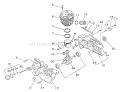 Page D Diagram and Parts List for CS-4600 001001 - 027191 Echo Chainsaw