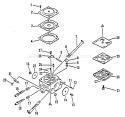 Page A Diagram and Parts List for CS-4600 0027192 - 0033240 Echo Chainsaw