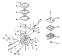 Part Location Diagram of 12520033330 Echo Carburetor Assembly