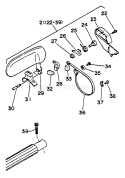 Page B Diagram and Parts List for CS-510EVLP  Echo Chainsaw