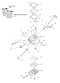 Part Location Diagram of P003000130 Echo Lever-Throttle