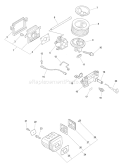 Page H Diagram and Parts List for CS-520 07002930 - 07999999 Echo Chainsaw