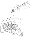 Part Location Diagram of A552000090 Echo Hub-Clutch