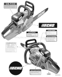 Page J Diagram and Parts List for CS-530 C02904001001 - C02904999999 Echo Chainsaw