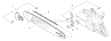 Page K Diagram and Parts List for CS-550P  Echo Chainsaw