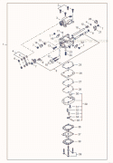 Part Location Diagram of P003002200 Echo Valve, Choke