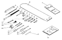 Page N Diagram and Parts List for CS-60S 001001 - 0059500 Echo Chainsaw