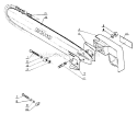 Page F Diagram and Parts List for CS-60S 001001 - 0059500 Echo Chainsaw