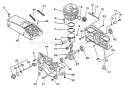 Page C Diagram and Parts List for CS-6700 001001 - 023377 Echo Chainsaw