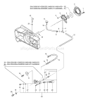 Page A Diagram and Parts List for CS-670 03001001 - 03999999 Echo Chainsaw