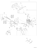 Page C Diagram and Parts List for CS-670 03001001 - 03999999 Echo Chainsaw