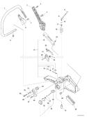 Page F Diagram and Parts List for CS-670 03001001 - 03999999 Echo Chainsaw