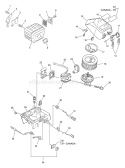 Part Location Diagram of A238000030 Echo Cover-Air Filter