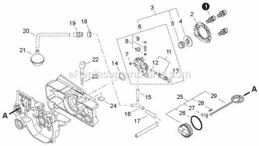 Auto-Oiler_Assembly_SN_20001001_-_20003475 Diagram and Parts List for CS-680S C47620001001 - C47620999999 Echo Chainsaw