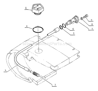 Part Location Diagram of 43600003930 Echo Cap Assembly