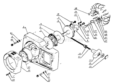 Part Location Diagram of 17722602830 Echo DISCONTINUED
