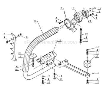 Part Location Diagram of 43302202830 Echo DISCONTINUED