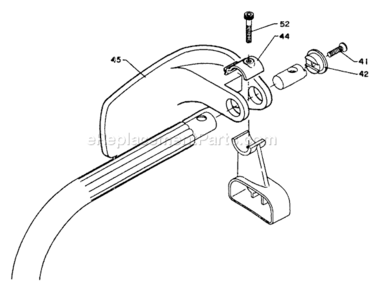 Handle_Options Diagram and Parts List for CS-702VL  Echo Chainsaw