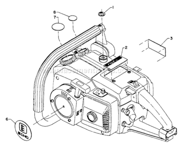 Part Location Diagram of 89015412730 Echo DISCONTINUED
