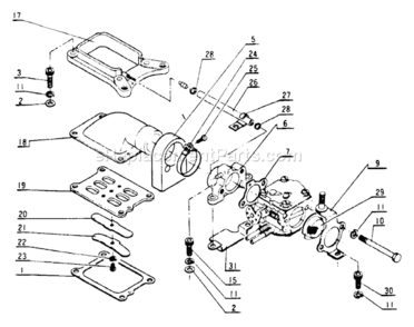 Part Location Diagram of 13041700430 Echo DISCONTINUED