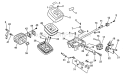 Page G Diagram and Parts List for CSG-6700 001001 - 002600 Echo Chop Saw