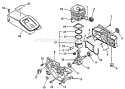 Page D Diagram and Parts List for CSG-6700 After S/N 005531 Echo Chop Saw