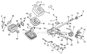 Page F Diagram and Parts List for CSG-6700 After S/N 005531 Echo Chop Saw